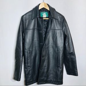 Roots leather jacket